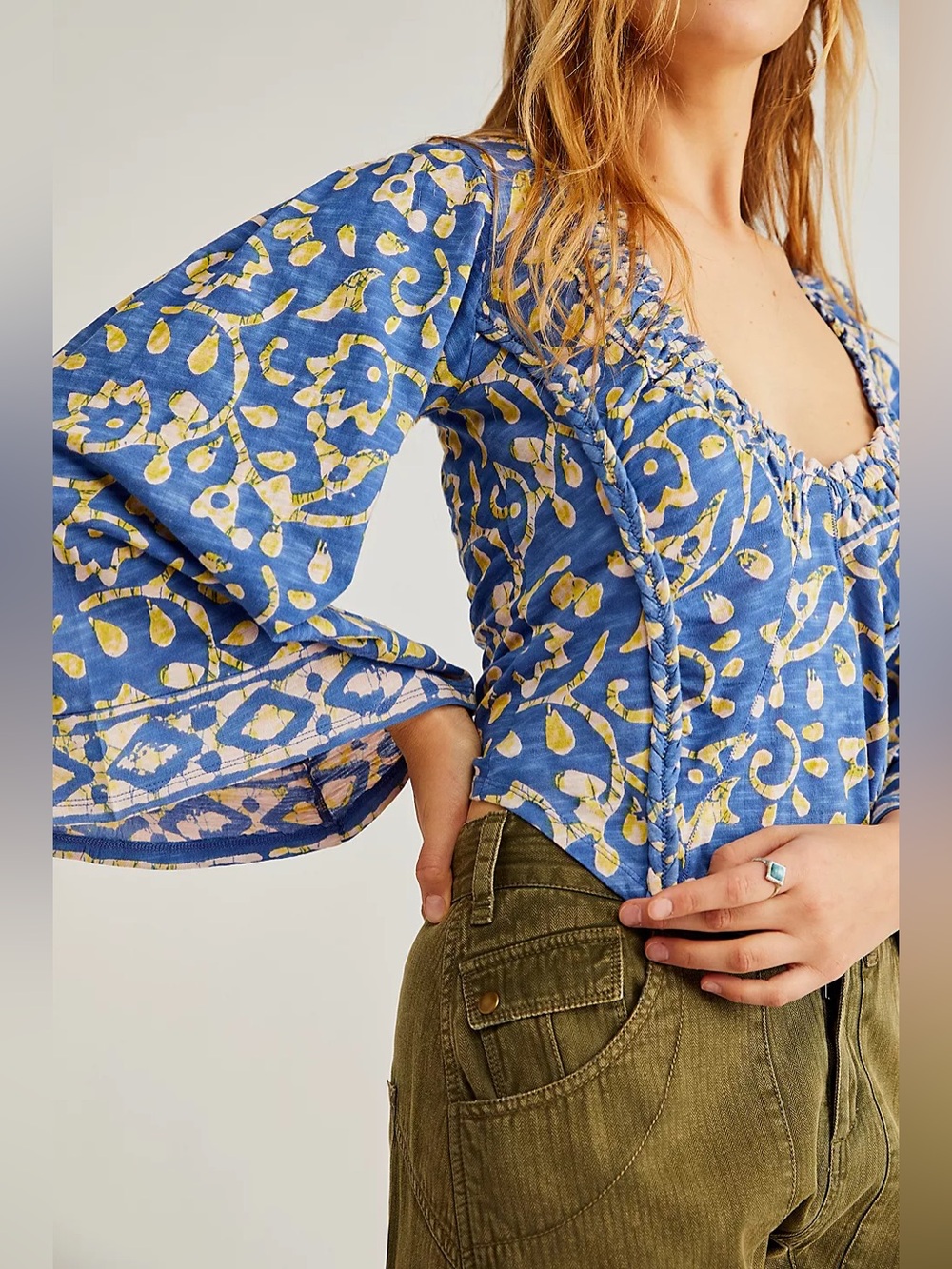 Free People On The Block Blouse XS
